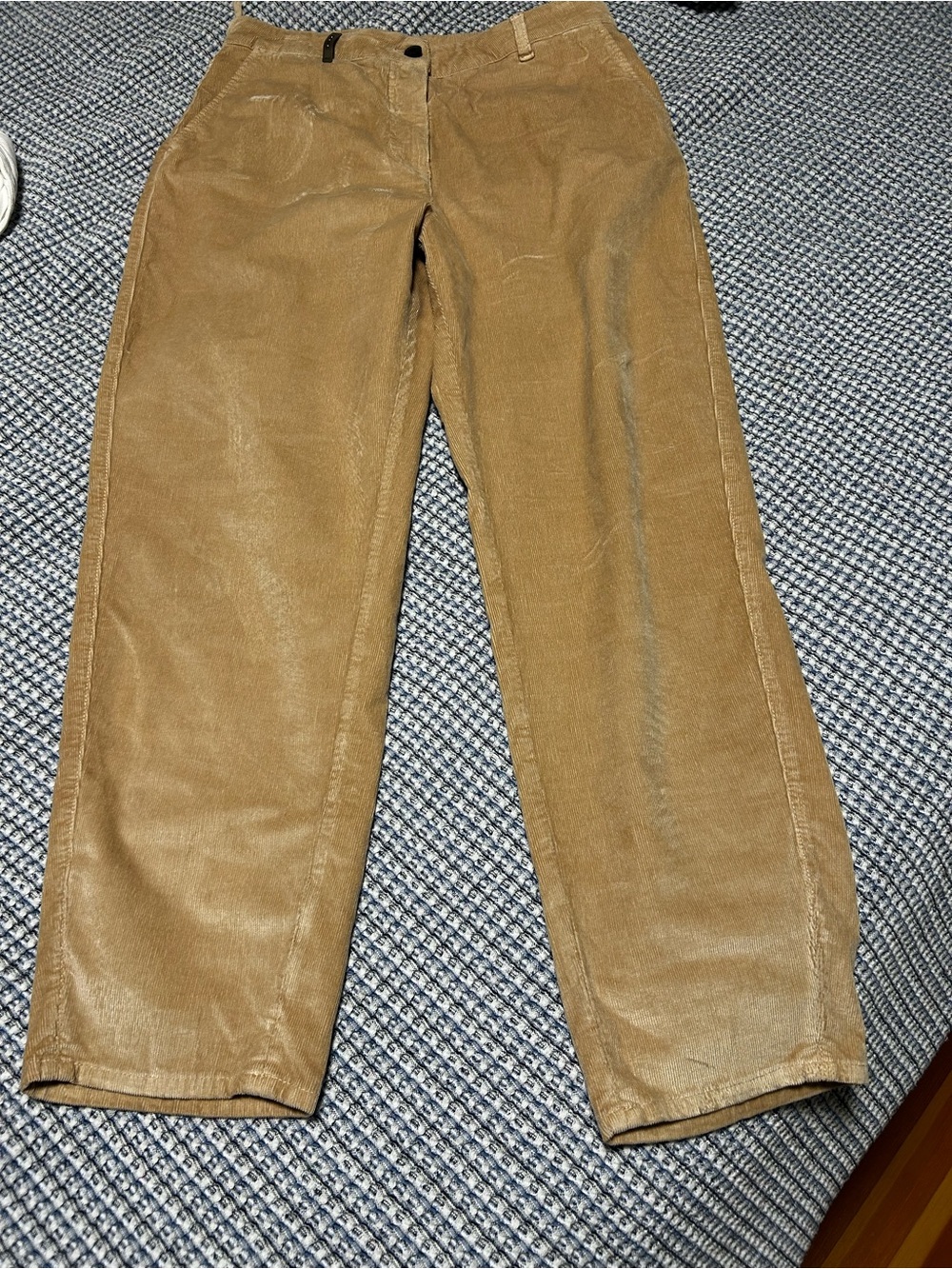 Peserico Men's Corduroy Pants in Light Tan